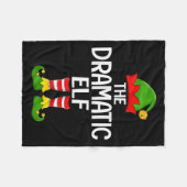 Dramatischer Elf Xmas Matching Family Elf Squad Ch Fleecedecke (Vorderseite (Horizontal))
