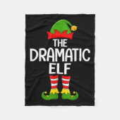 Dramatischer Elf Xmas Matching Family Elf Squad Ch Fleecedecke (Vorderseite)
