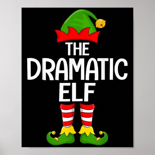 Dramatischer Elf Xmas Matching Family Elf Squad Ch Poster (Vorne)