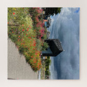 Dramatischer Himmel und wilde Blume im Folkstone Puzzle (Horizontal)