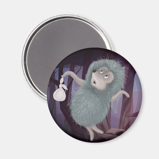 Dramatischer Igel Magnet (Vorderseite/Rückseite)