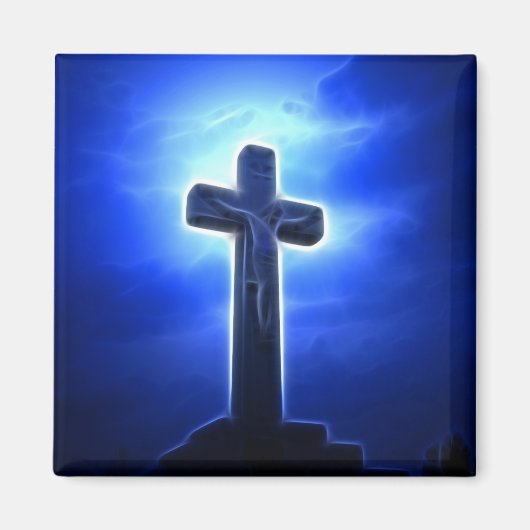 Dramatischer Jesus Crucifixe Magnet (Vorne)