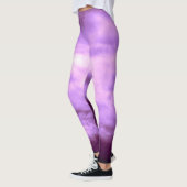 Dramatischer Lila Himmel Leggings (Links)