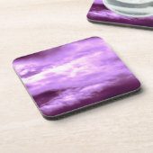 Dramatischer Lila Himmel Untersetzer (Linke Seite)