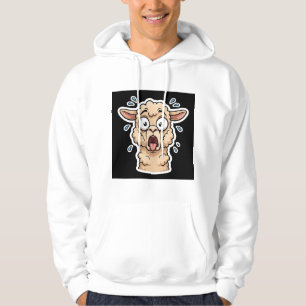Dramatischer Llama-Schreck Komisch Hoodie