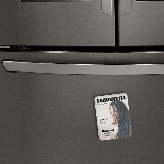 Dramatischer Magazine Style Abschluss Magnet