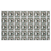 Dramatischer Moon Portrait Pattern Vintager Stil Stoff (Fat Quarter (45,7 x 55,9 cm))