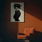 Dramatischer MultifunktionsHat: Elegantes Modeport Poster