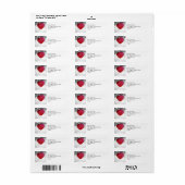 Dramatischer Red Heart Shape Apple (Vorne)