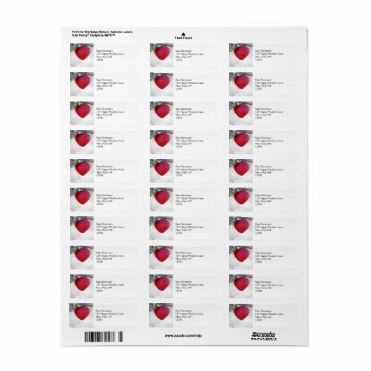 Dramatischer Red Heart Shape Apple (Vorne)