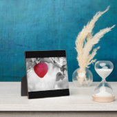 Dramatischer Red Heart Shape Apple Fotoplatte (InSitu)
