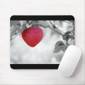 Dramatischer Red Heart Shape Apple Mousepad (Mit Mouse)