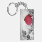 Dramatischer Red Heart Shape Apple Schlüsselanhänger (Vorderseite links)