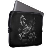 Dramatischer Schachkampf - Ritter gegen Pferd Laptopschutzhülle (Vorne Rechts)