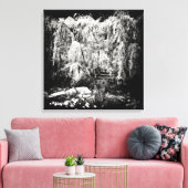 Dramatischer, schleichender Wildbaum über der Ufer Leinwanddruck (Insitu (Wohnzimmer))