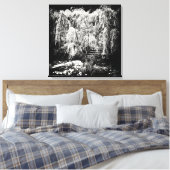 Dramatischer, schleichender Wildbaum über der Ufer Leinwanddruck (Insitu (Schlafzimmer))