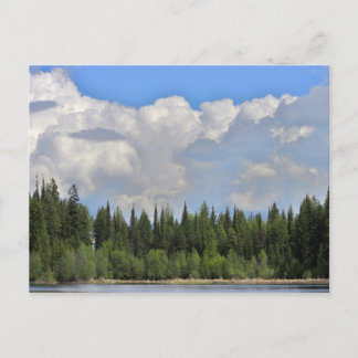 Dramatischer Skys Marshall-See Postkarte