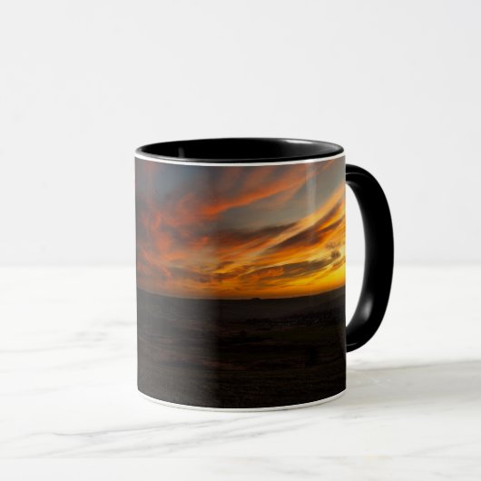 Dramatischer Sonnenaufgang Tasse (VorderseiteRechts)