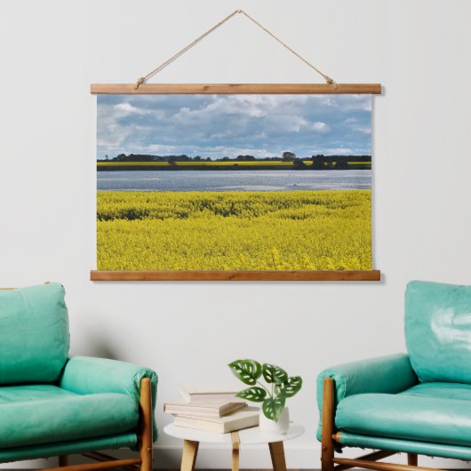 Dramatischer Streatham Beauty Wandteppich Mit Holzrahmen (Wohnzimmer)