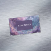 Dramatischer Wolkennebel Magnetische Visitenkarte (Beispiel)