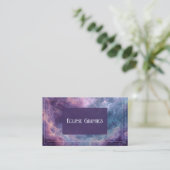 Dramatischer Wolkennebel Visitenkarte (Stehend Vorderseite)