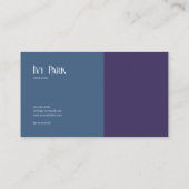 Dramatischer Wolkennebel Visitenkarte (Rückseite)