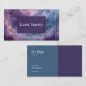 Dramatischer Wolkennebel Visitenkarte (Vorne/Hinten)