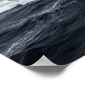 Dramatischer Zerstörer der Marine Poster (Ecke)