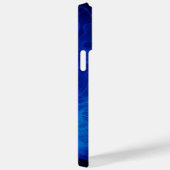 Dramatisches Abstraktes Muster Electric Blue Case-Mate iPhone Hülle (Rückseite / Rechts)