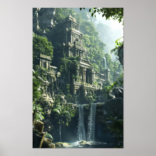 Dramatisches Abstraktes Stadtbild-Poster - Ultra-R Poster (Vorne)