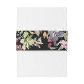 Dramatisches Blasebalgs-Band Einladungsbanderole (Rückseitenbeispiel)