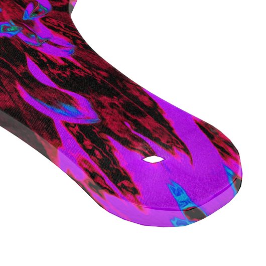 Dramatisches Crimson Red, Lila und Black Dahlia Schneidebrett (Ecke)