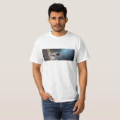 Dramatisches Dartdesign Hit Me With Your Shot T-Shirt (Vorne ganz)