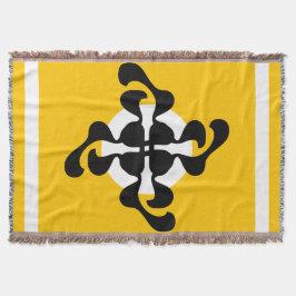 Dramatisches Doppelglas Q spiegelt moderne gelbe s Decke