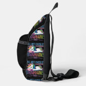 Dramatisches Einhorn Crossbody Bag (Rechts)
