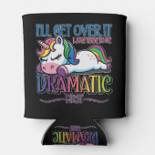 Dramatisches Einhorn Dosenkühler (Rückseite)