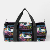 Dramatisches Einhorn Duffle Bag (Rückseite)