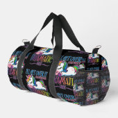 Dramatisches Einhorn Duffle Bag (Rechte Ecke)
