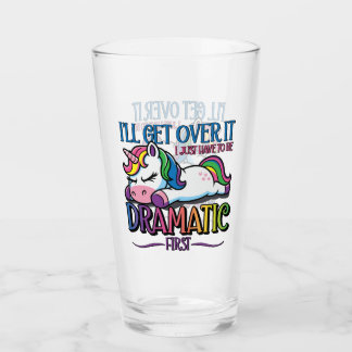 Dramatisches Einhorn Glas