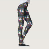 Dramatisches Einhorn Leggings (Rechts)