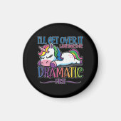 Dramatisches Einhorn Magnet (Vorne)