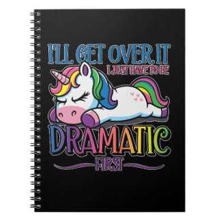 Dramatisches Einhorn Notizblock