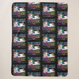 Dramatisches Einhorn Sherpadecke