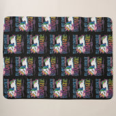Dramatisches Einhorn Sherpadecke (Vorderseite (Horizontal))