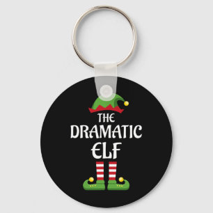 Dramatisches Elf Familienmatratzen Weihnachten Schlüsselanhänger