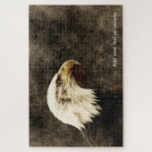 Dramatisches Foto des amerikanischen Glatzenadlers Puzzle (Vertikal)