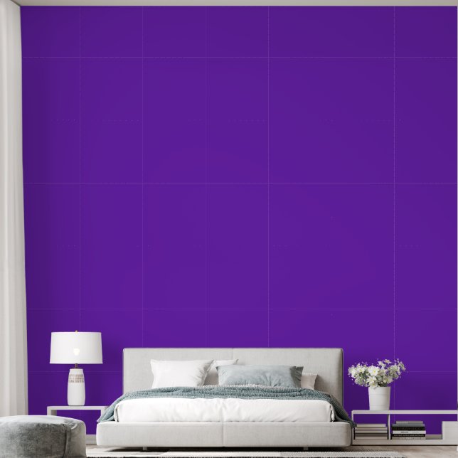 Dramatisches Magenta-lila Rosa Tapete (Schlafzimmer)