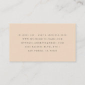 Dramatisches niederländisches Gemälde Geomtetric Visitenkarte (Rückseite)