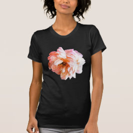 Dramatisches Pinky Peach Peony T-Shirt