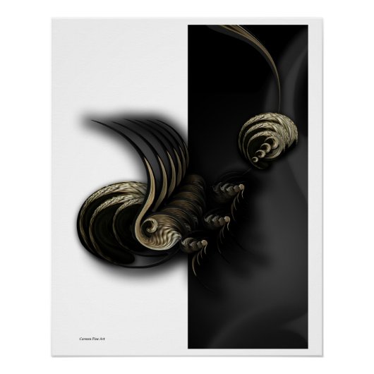 "Dramatisches Requiem", glänzendes Poster (Vorderseite)